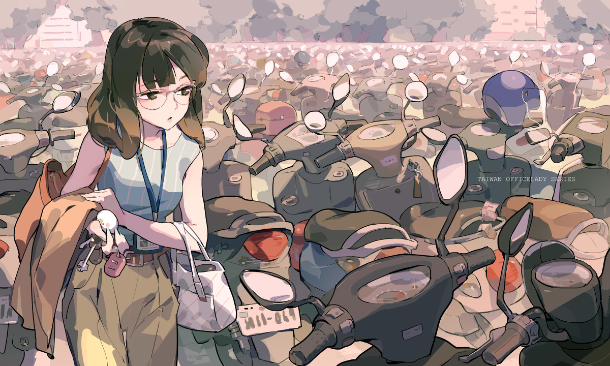 呃......我車在哪? / あれ？私のバイクはどこ？