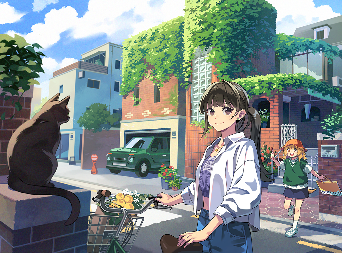 on the street