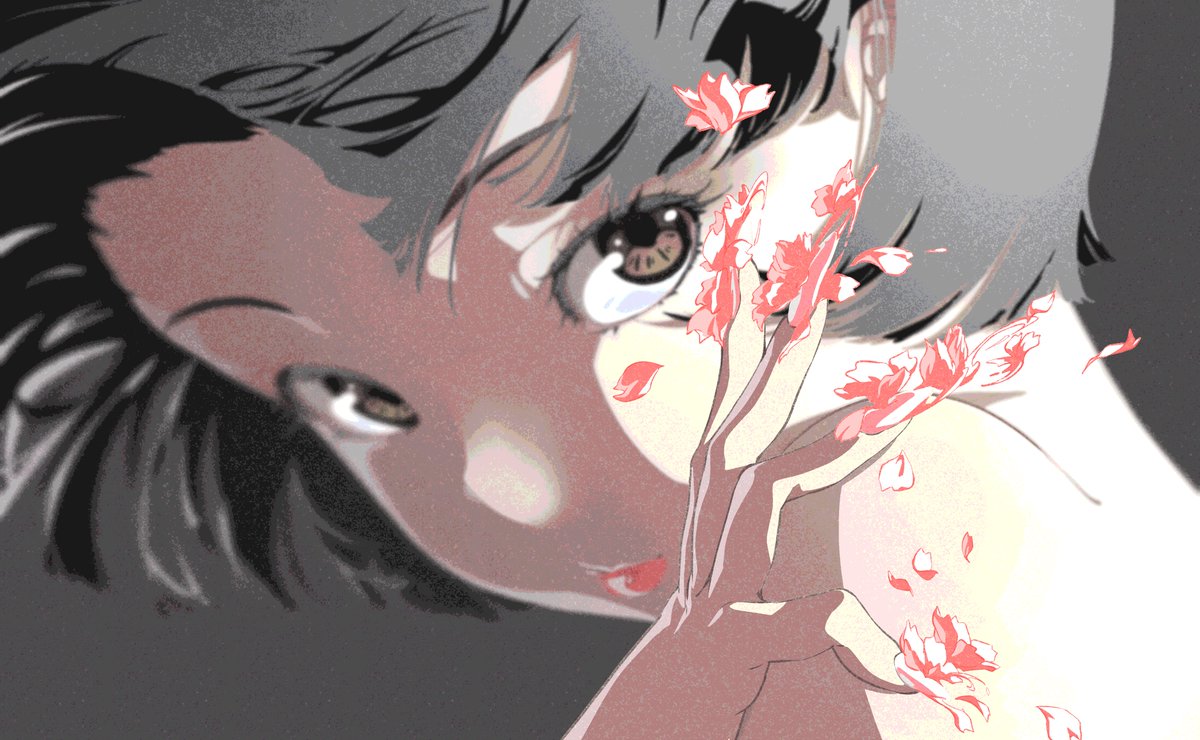 Flower Fingernails artwork by Nico-Tine