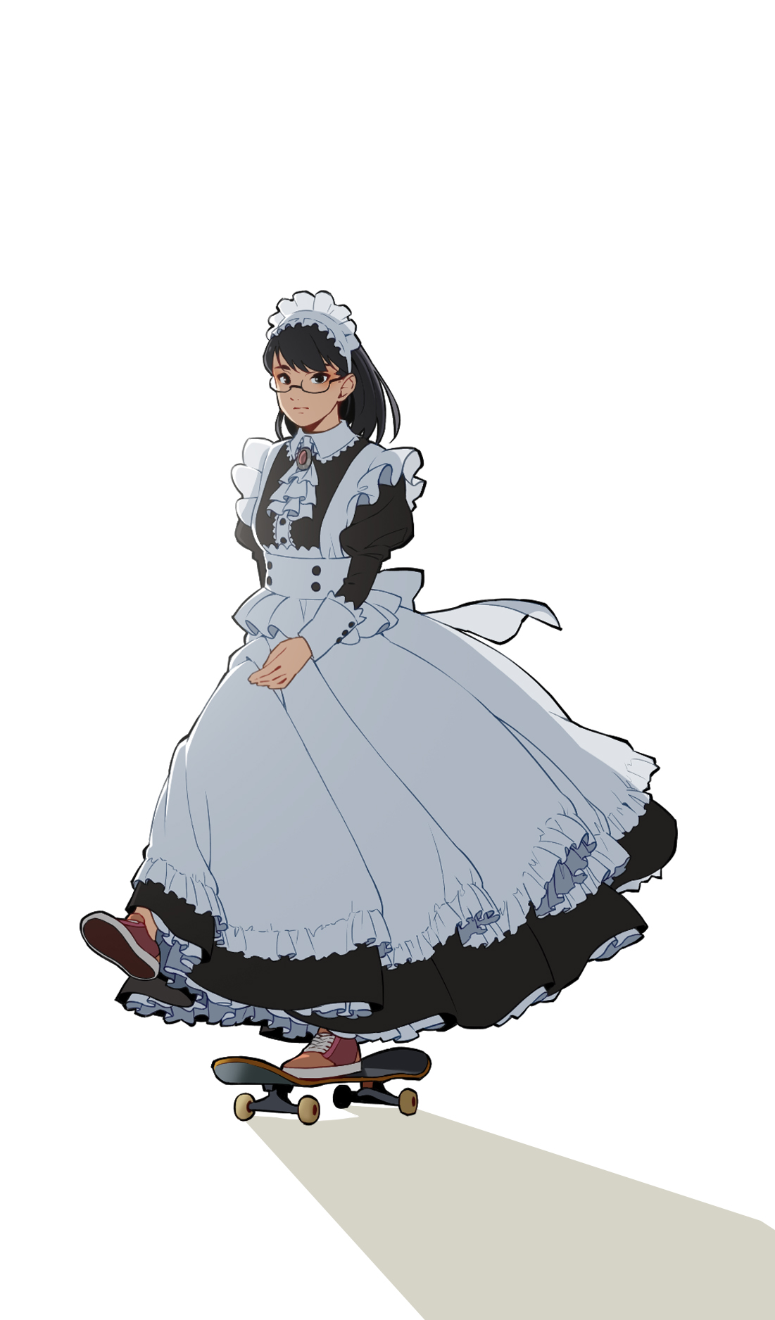 Aviencloud - Skater Maid: Original Character by すずしろ